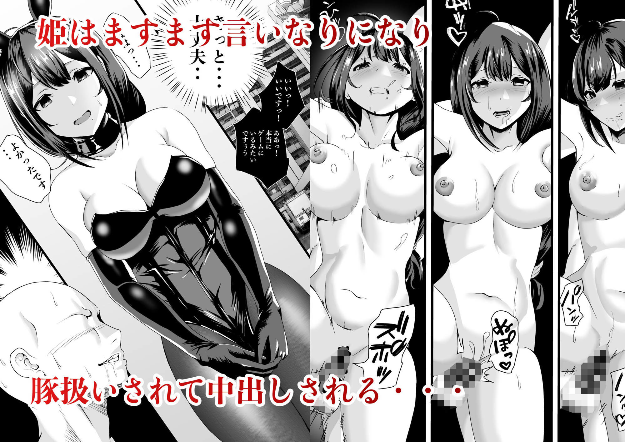 サンプル画像4:童貞オタ・・・ゲームで出会った人妻（姫）を寝取って中出しに成功する(八メガ) [d_327443]