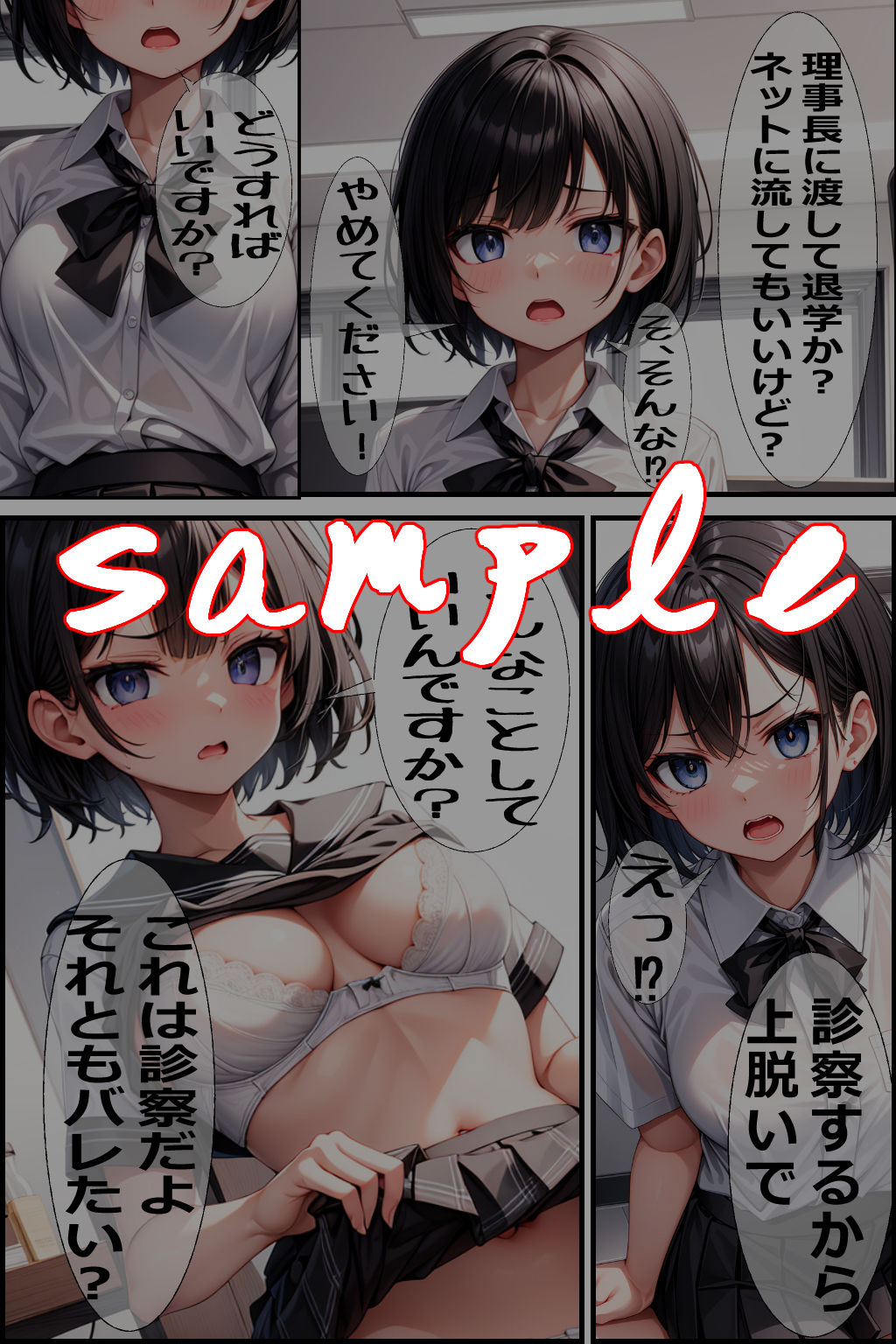 サンプル画像4:エロ校医の日常 【第一診察】(misaki.AIart) [d_329530]