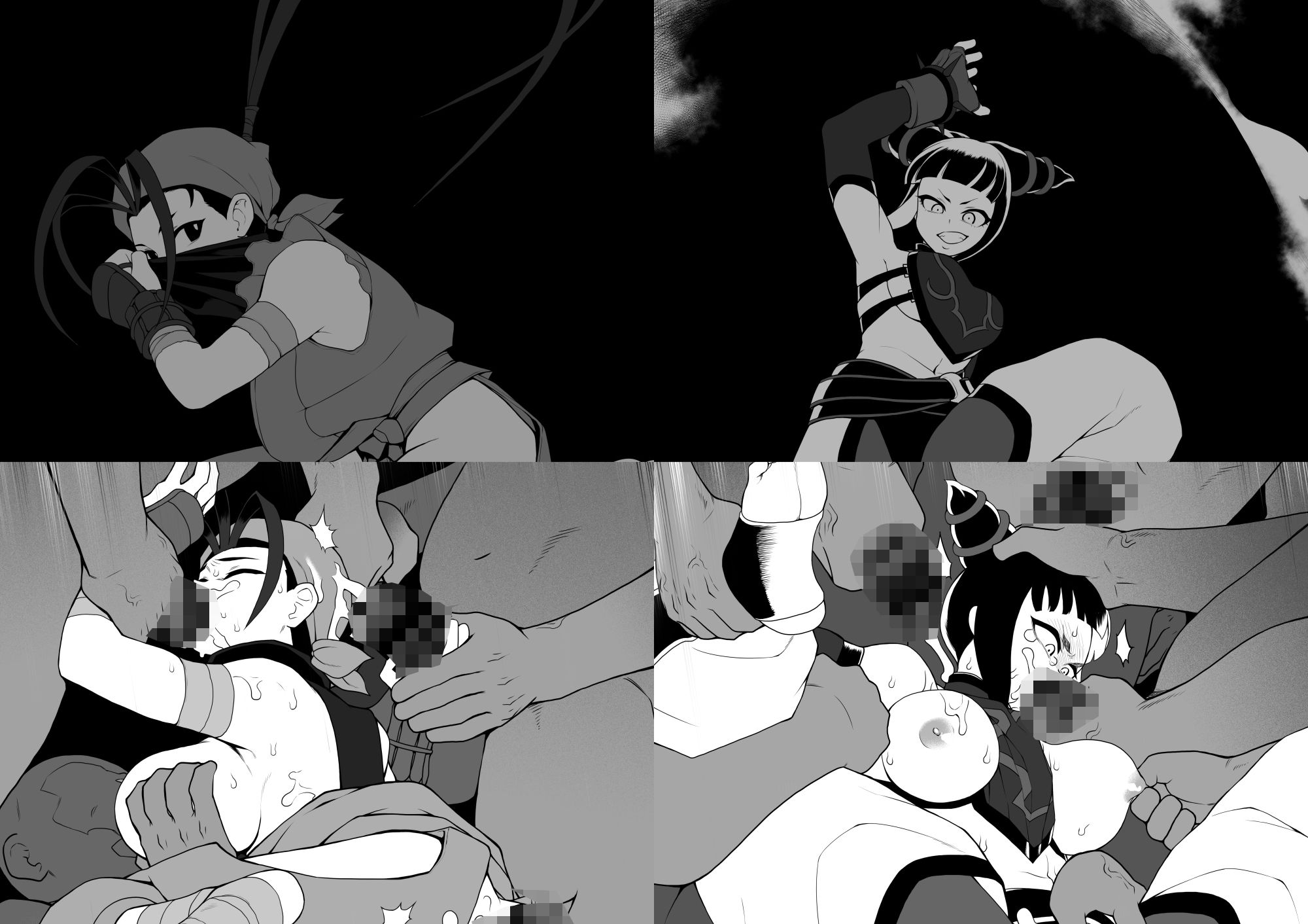 サンプル画像6:対戦格ゲーヒロインズ輪●乱交アラカルト！〜EXTRA ROUND〜(POWERPLAY) [d_329692]