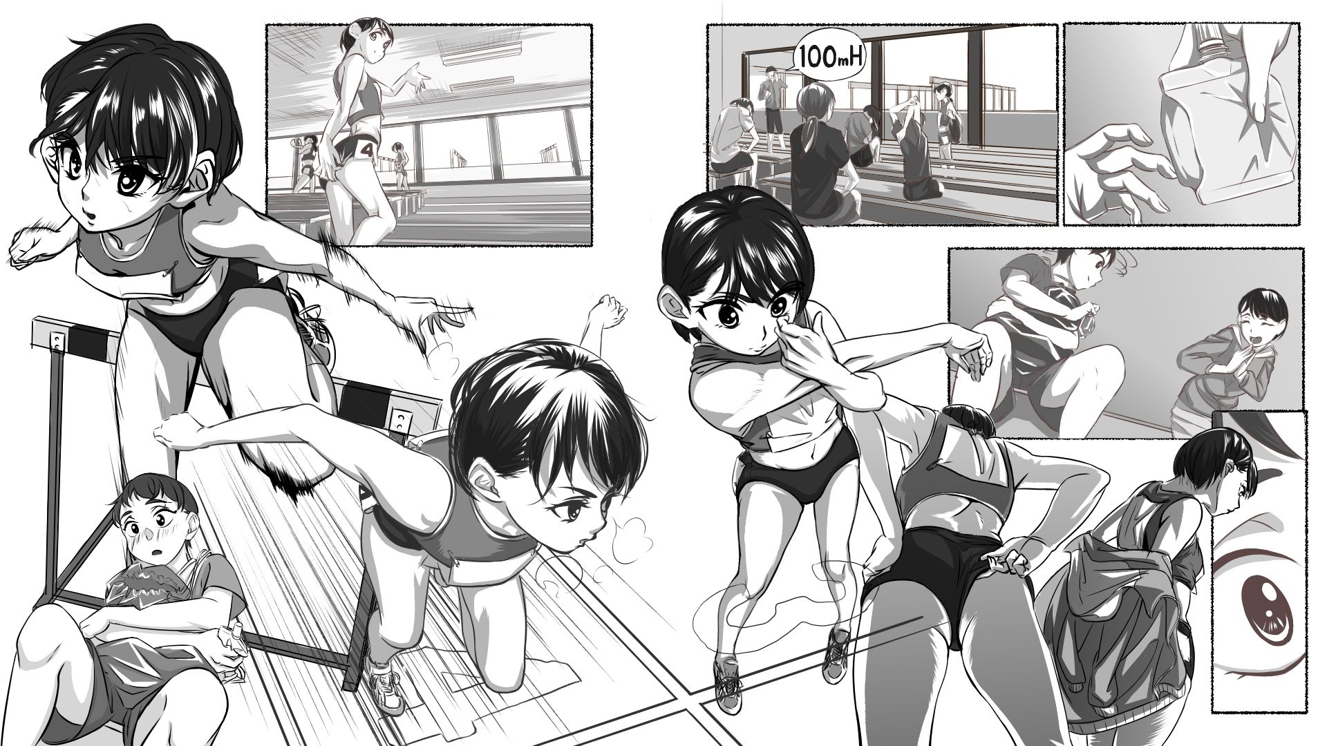 サンプル画像5:ファインダー越し，気づかぬふり(LIMITED宅配所) [d_329721]