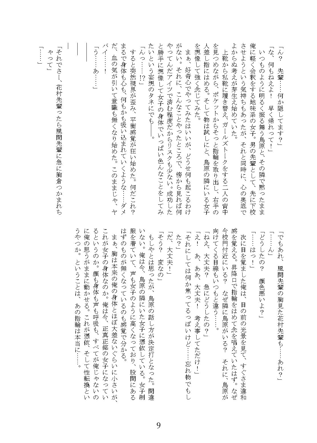 サンプル画像4:世にも奇妙なTS物語III『俺の居場所』(NGONGO-MART) [d_331065]