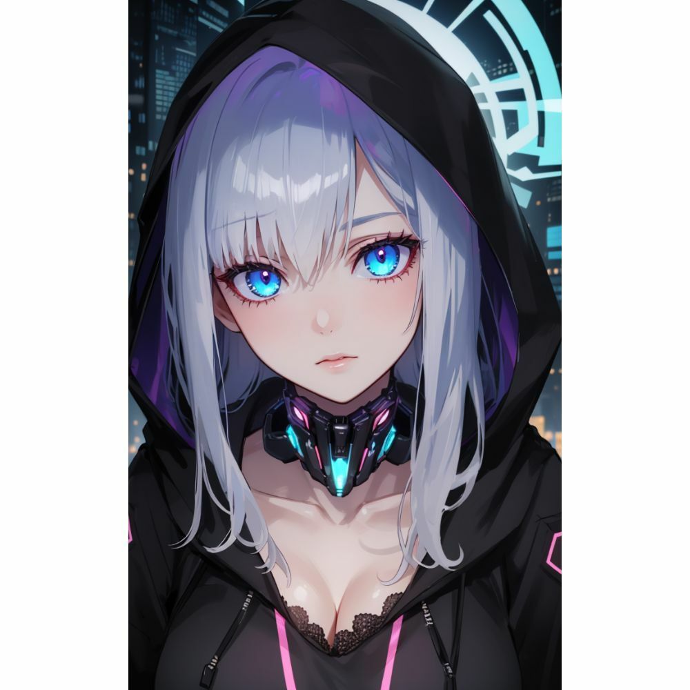 サンプル画像1:近未来巨乳少女(美少女) [d_331105]