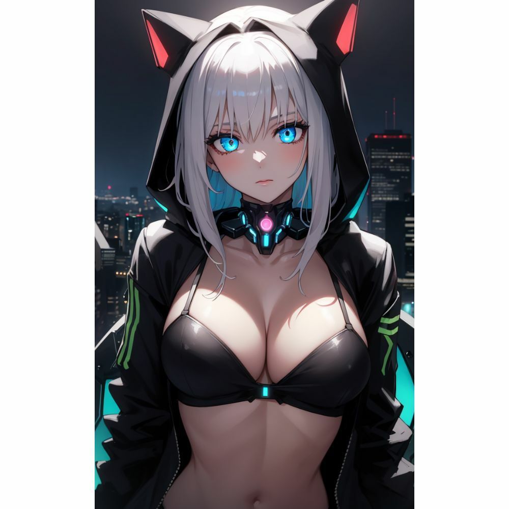 サンプル画像2:近未来巨乳少女(美少女) [d_331105]