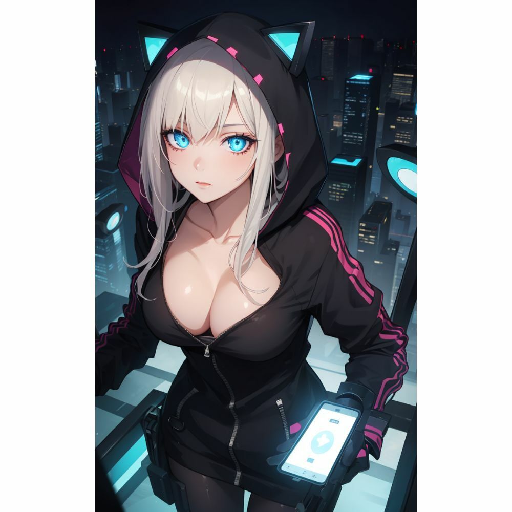 サンプル画像4:近未来巨乳少女(美少女) [d_331105]