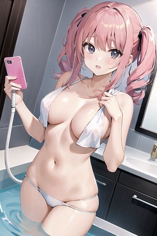 サンプル画像4:お風呂で配信？！自撮りおっぱい大集合！2(はるはるぽん) [d_331129]