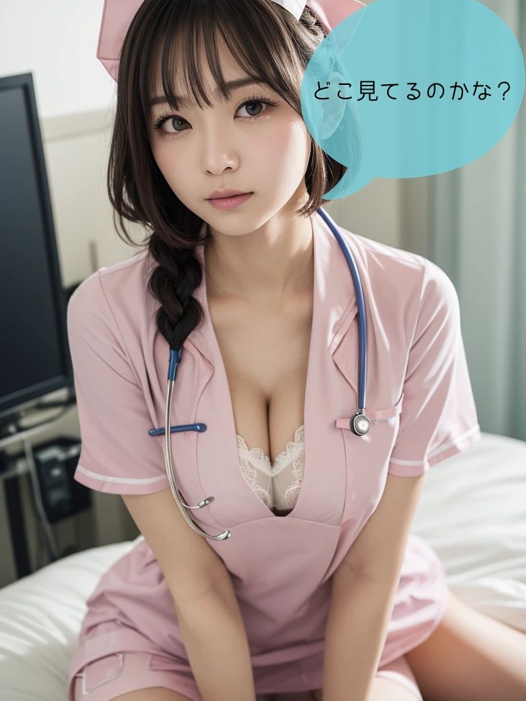 サンプル画像1:からかい上手な巨乳看護師との日常の記録(ひいろAI美女) [d_331225]