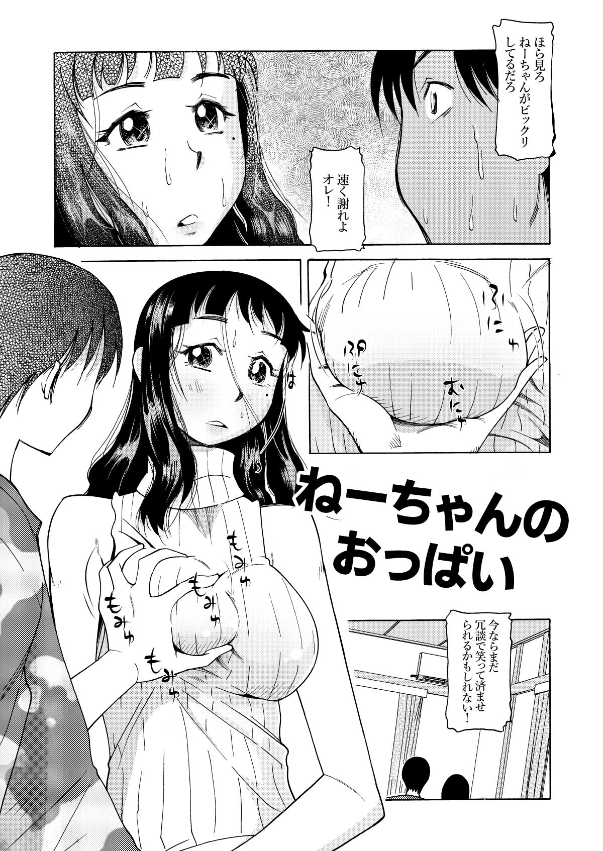 サンプル画像2:ねーちゃんのおっぱい(尾野けぬじ) [d_331913]