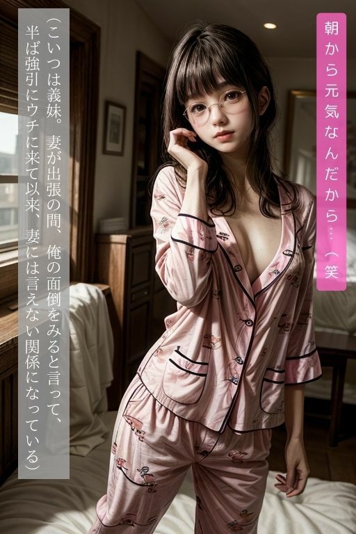 サンプル画像1:嫁の出張中、義妹にいろいろお世話してもらった話 第2話(ムネキュンAI妄想) [d_332425]