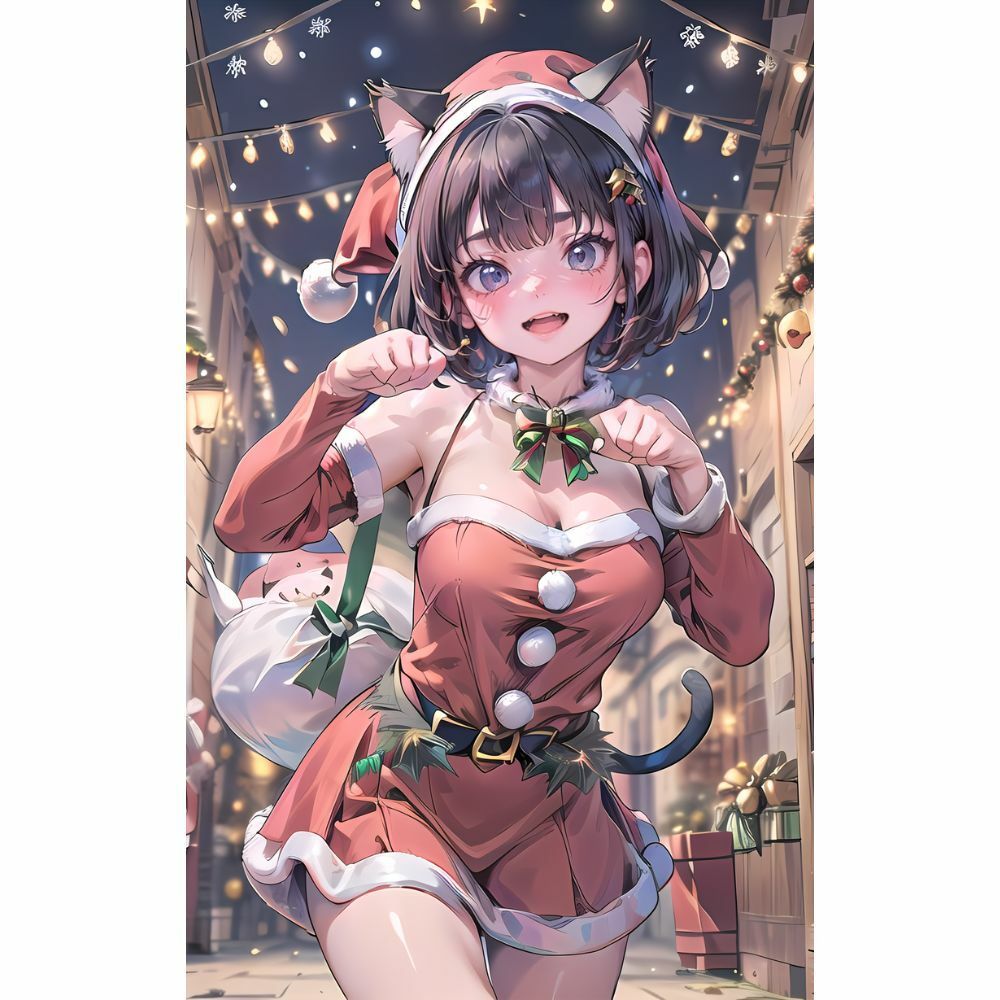 サンプル画像1:恋する聖夜の美少女たち(美少女) [d_332740]