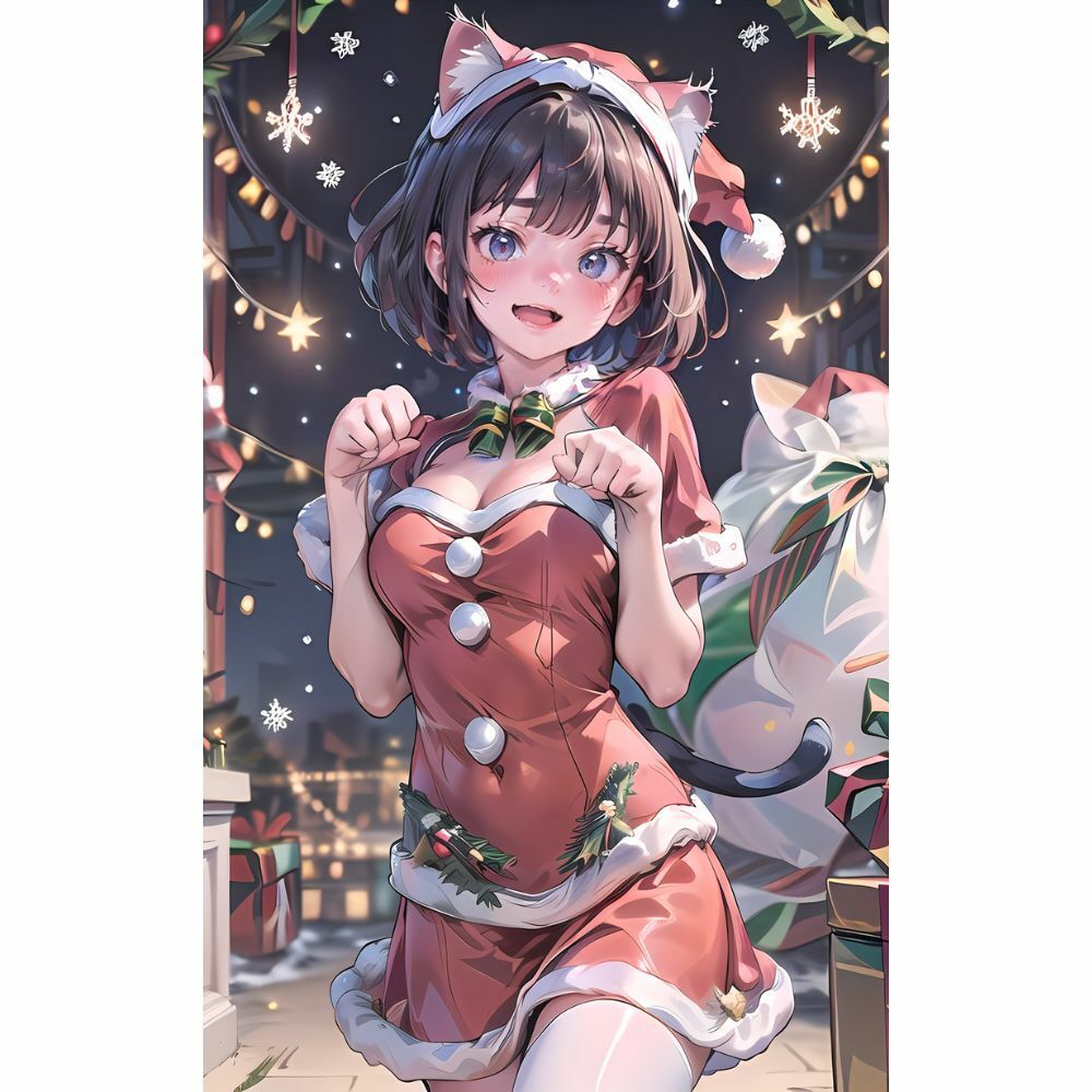 サンプル画像3:恋する聖夜の美少女たち(美少女) [d_332740]