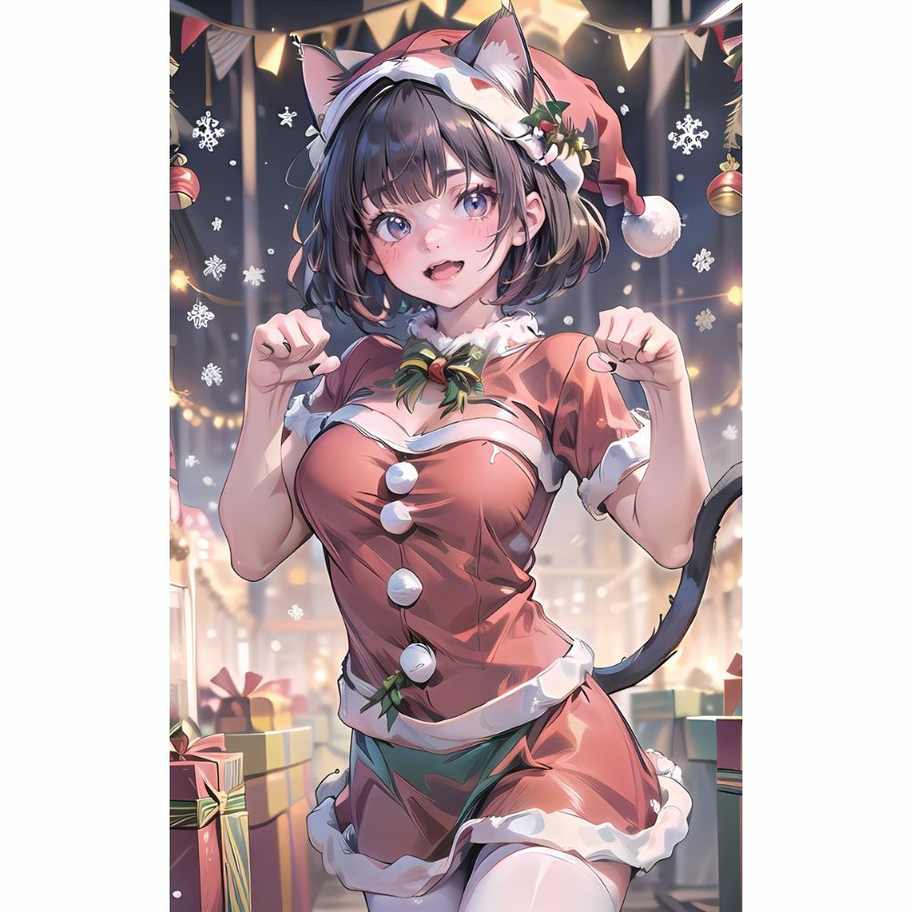 サンプル画像5:恋する聖夜の美少女たち(美少女) [d_332740]