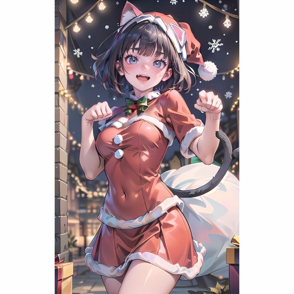 サンプル画像6:恋する聖夜の美少女たち(美少女) [d_332740]