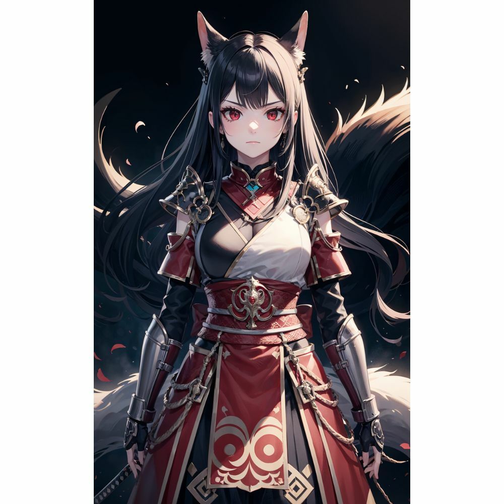 サンプル画像1:幻想の戦姫: 猫耳甲冑美女の誘惑(美少女) [d_332741]