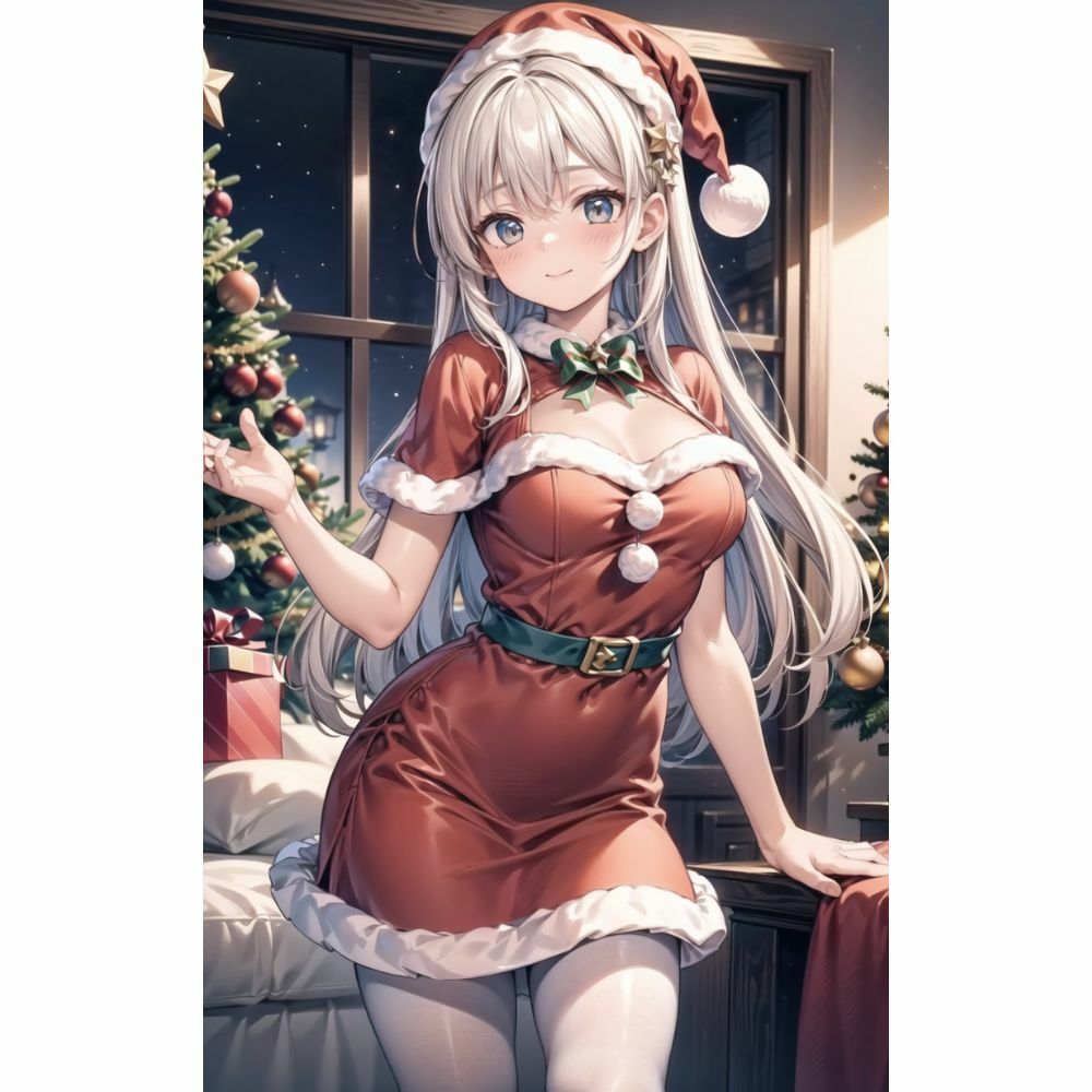 サンプル画像1:冬の夢、永遠の美少女たち:サンタコス(美少女) [d_332742]