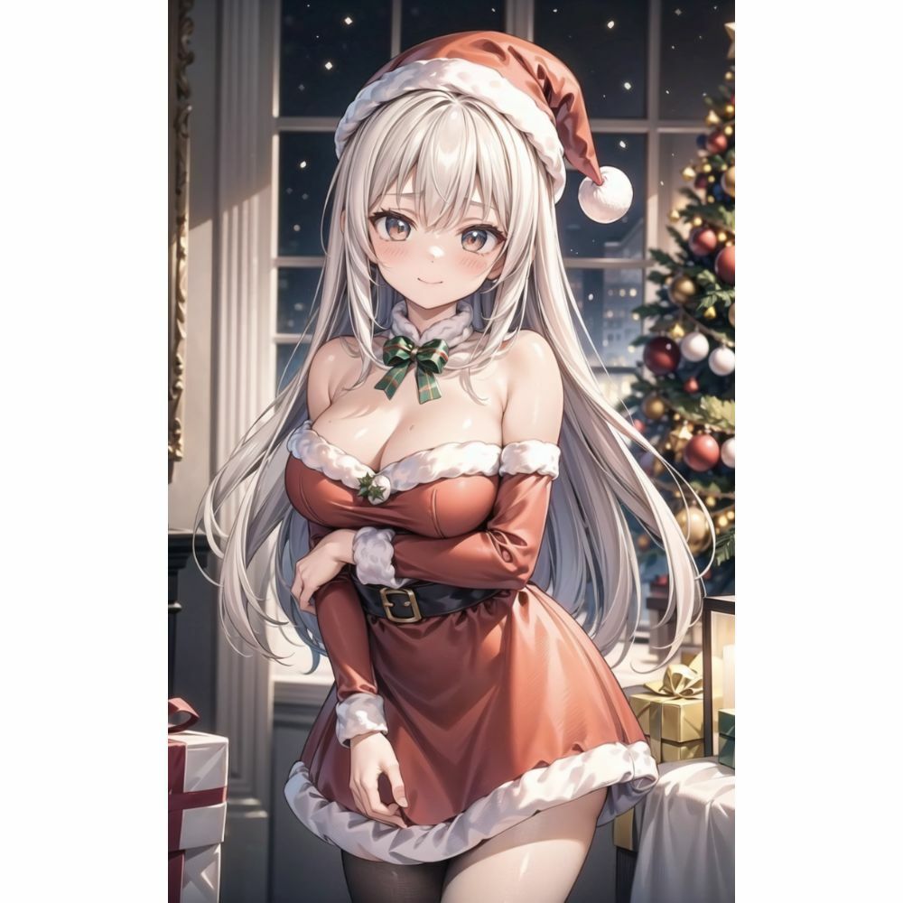 サンプル画像2:冬の夢、永遠の美少女たち:サンタコス(美少女) [d_332742]