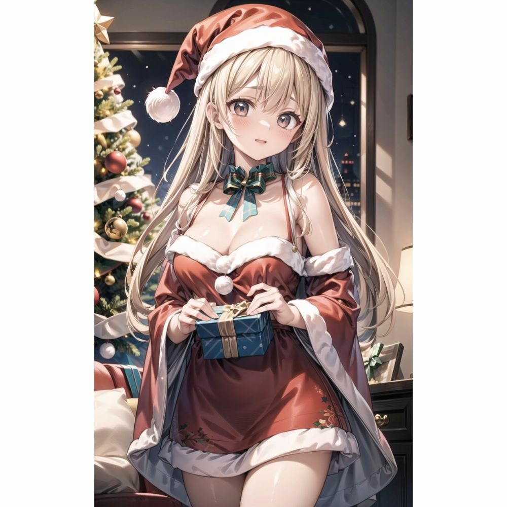 サンプル画像4:冬の夢、永遠の美少女たち:サンタコス(美少女) [d_332742]