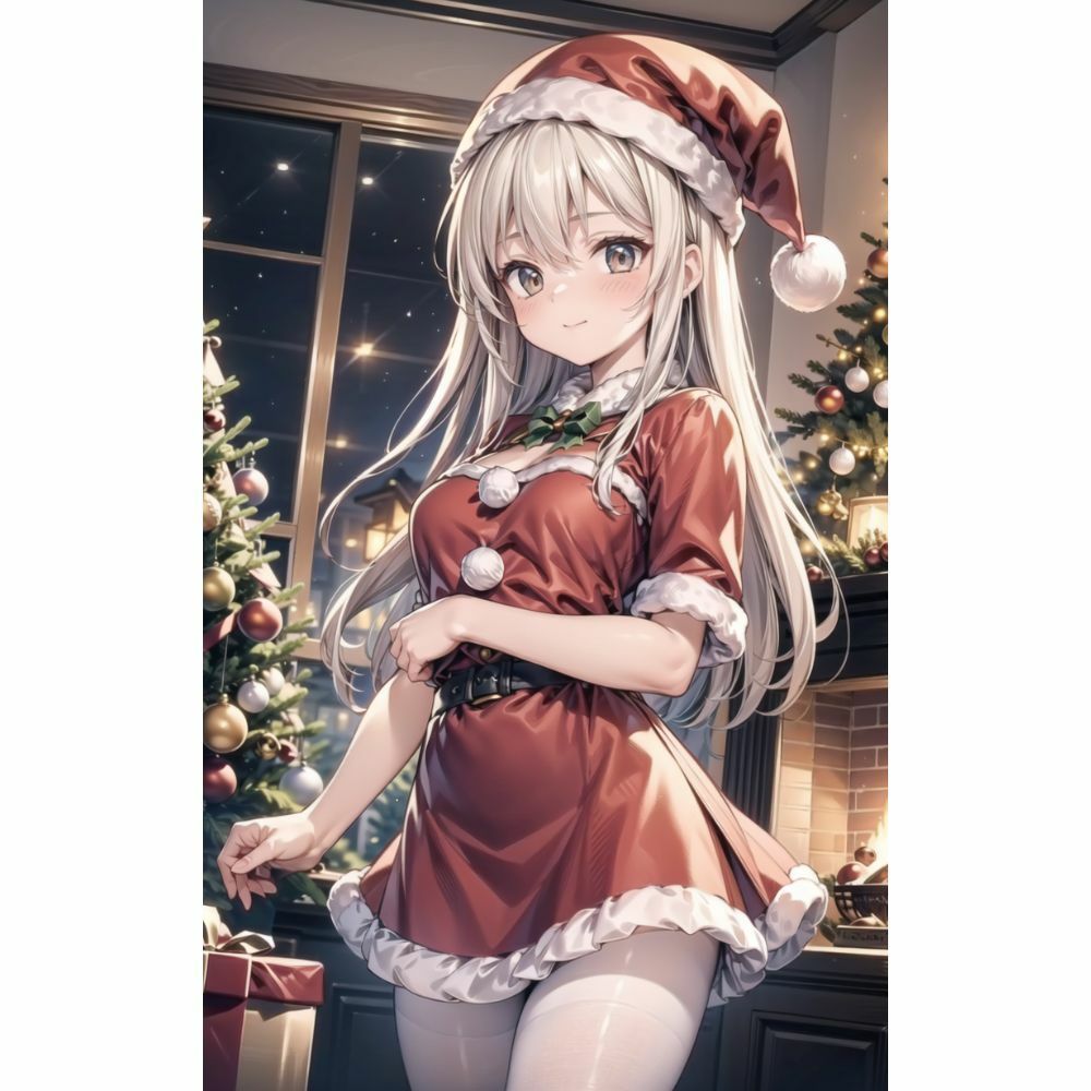 サンプル画像5:冬の夢、永遠の美少女たち:サンタコス(美少女) [d_332742]