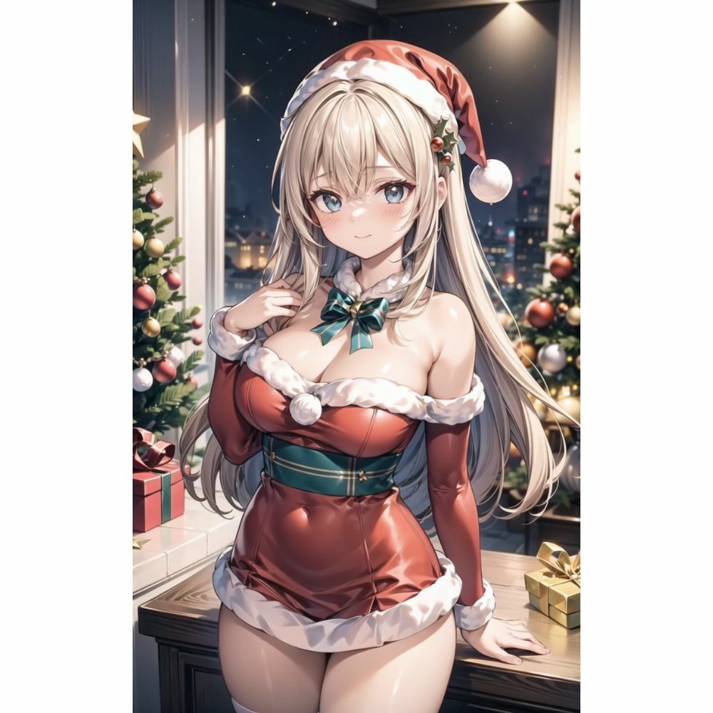 サンプル画像6:冬の夢、永遠の美少女たち:サンタコス(美少女) [d_332742]