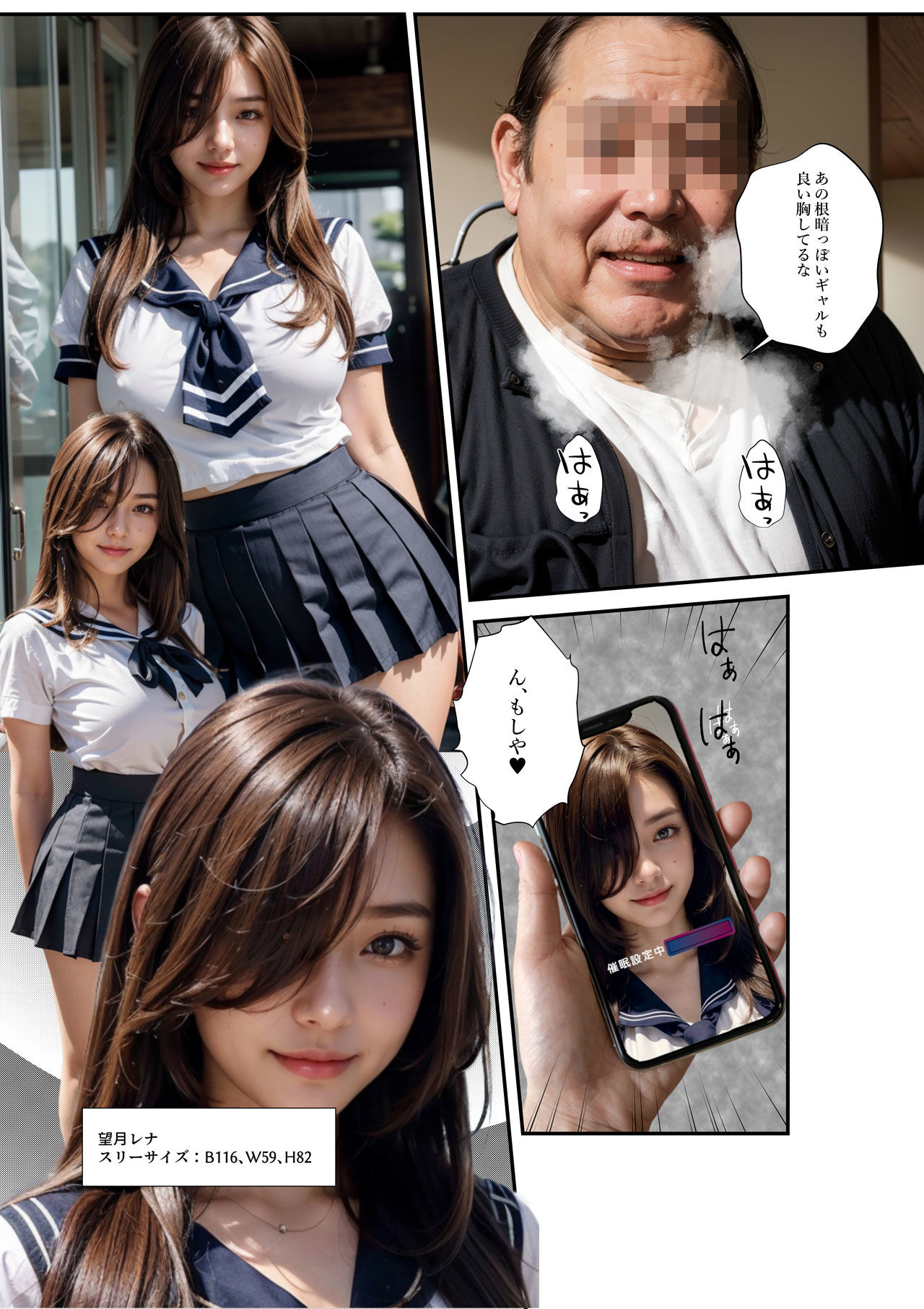 サンプル画像3:催◯リベンジ！美人巨乳を強●操作＃4 ゆるふわギャル望月レナ(AIPradise) [d_333101]