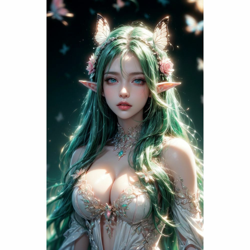 サンプル画像1:エルフ:究極の美(AI美女) [d_333506]