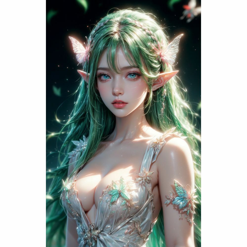 サンプル画像2:エルフ:究極の美(AI美女) [d_333506]