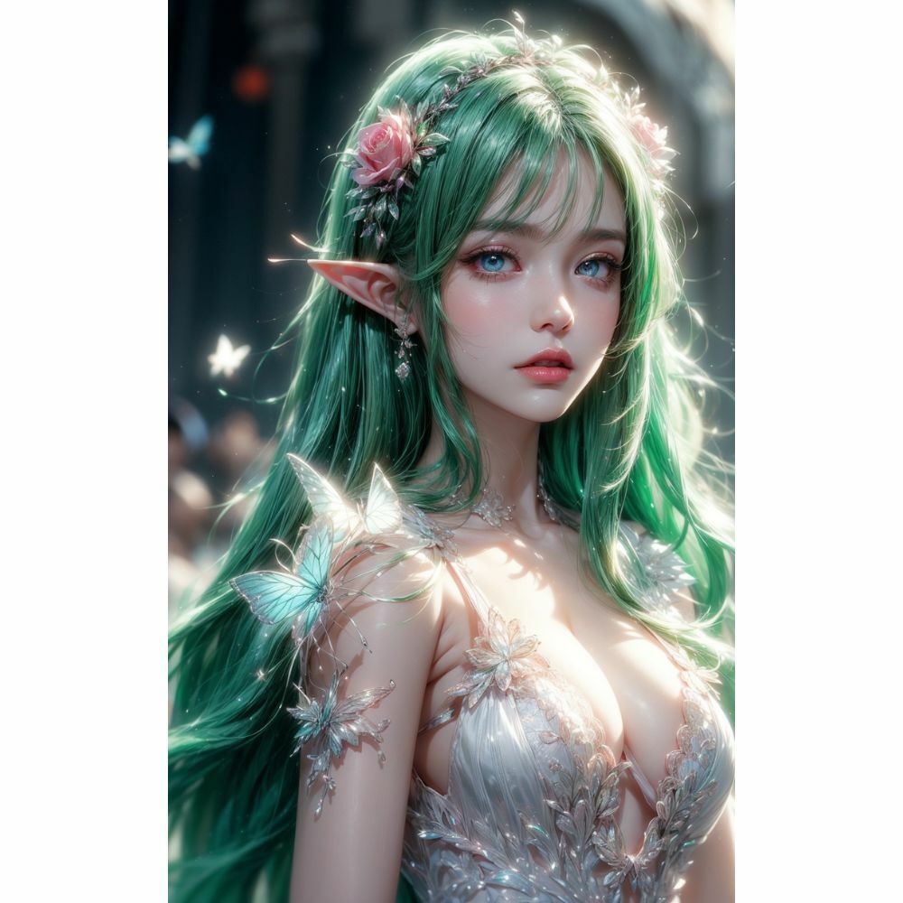 サンプル画像3:エルフ:究極の美(AI美女) [d_333506]