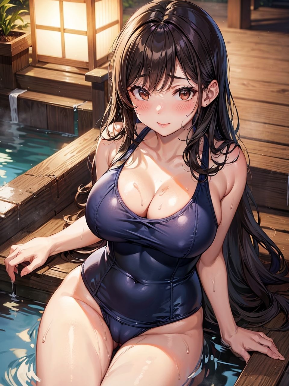 サンプル画像2:不倫旅行に連れてきた人妻にいろんなカッコをさせてみたCG集(妄想サチュレーション) [d_333700]