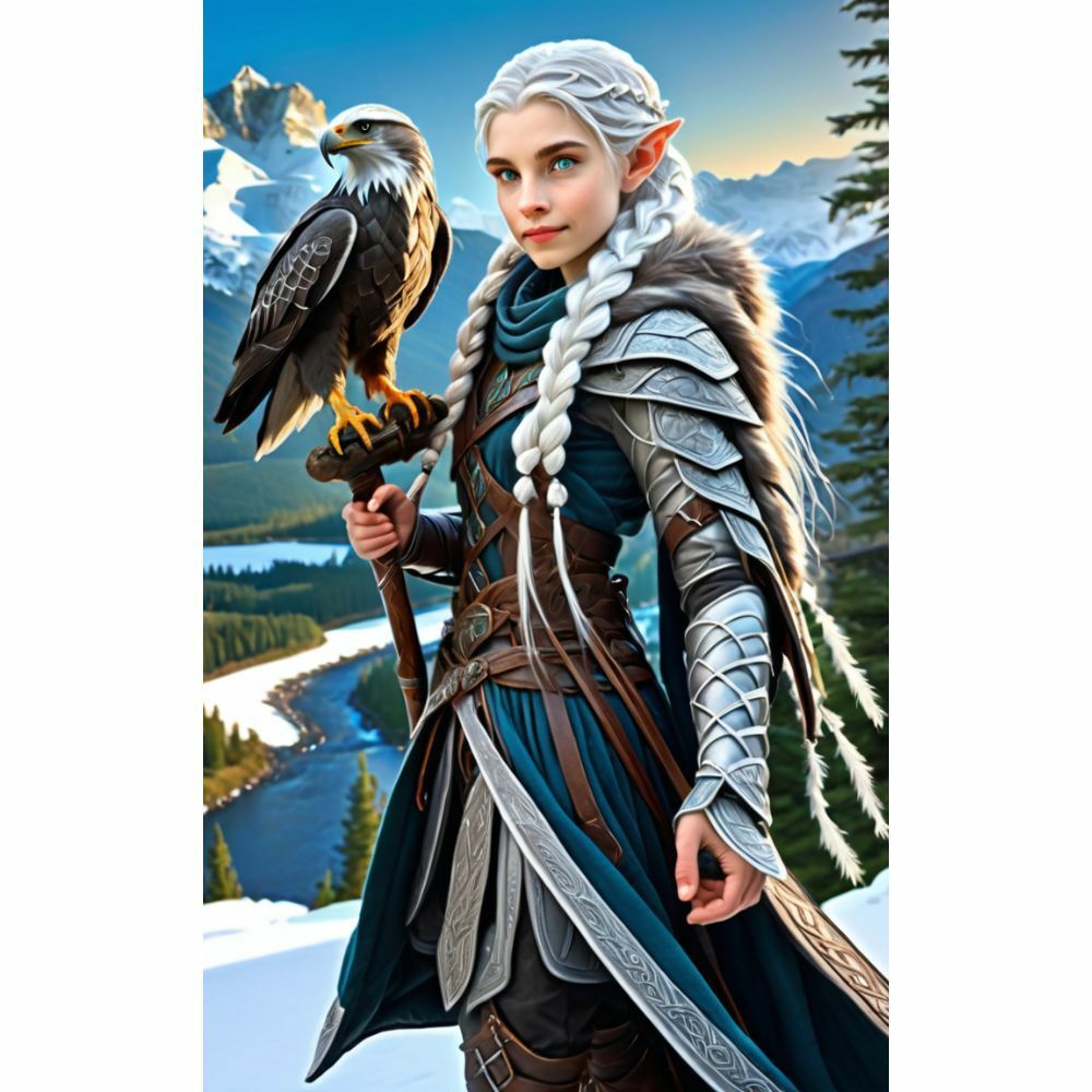 雪山のエルフの画像1