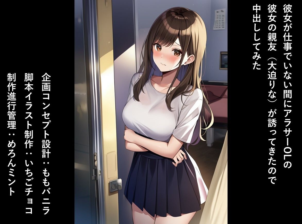 サンプル画像4:彼女が仕事でいない間にアラサーOLの彼女の親友（大迫りな）が誘ってきたので中出ししてみた(ももバニラ) [d_334639]