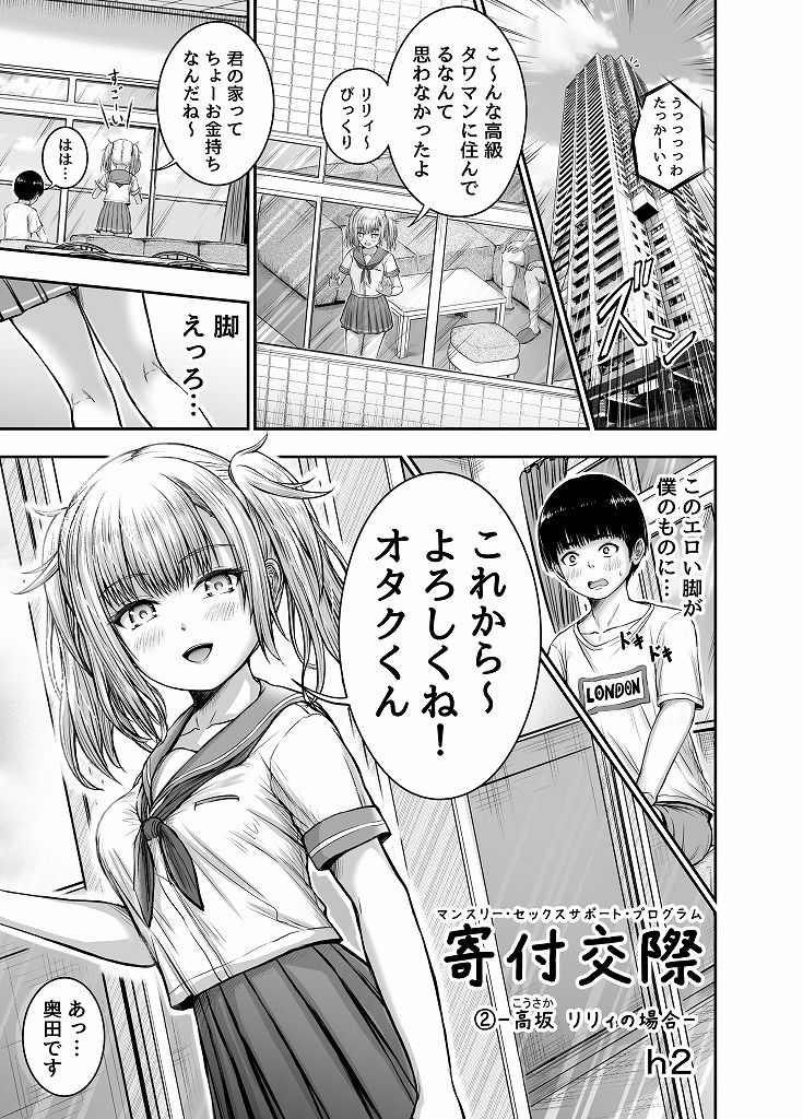 サンプル画像1:マンスリー・セックスサポート・プログラム 寄付交際 2-高坂 リリィの場合-(宇宙全体の約70％（h2）) [d_336401]