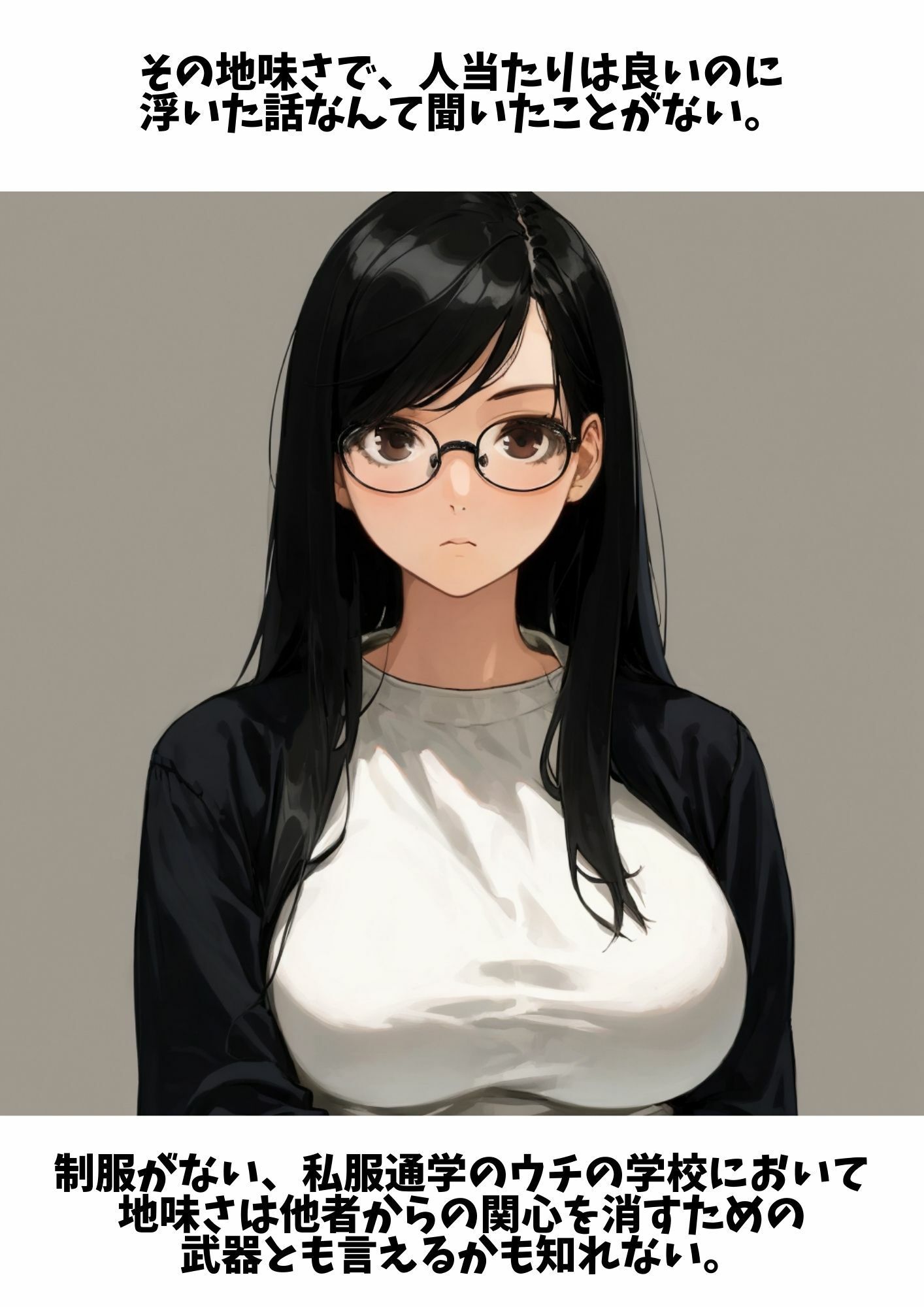 サンプル画像6:クラスの地味女さん、性欲が強くて都合がいい(waru) [d_336839]