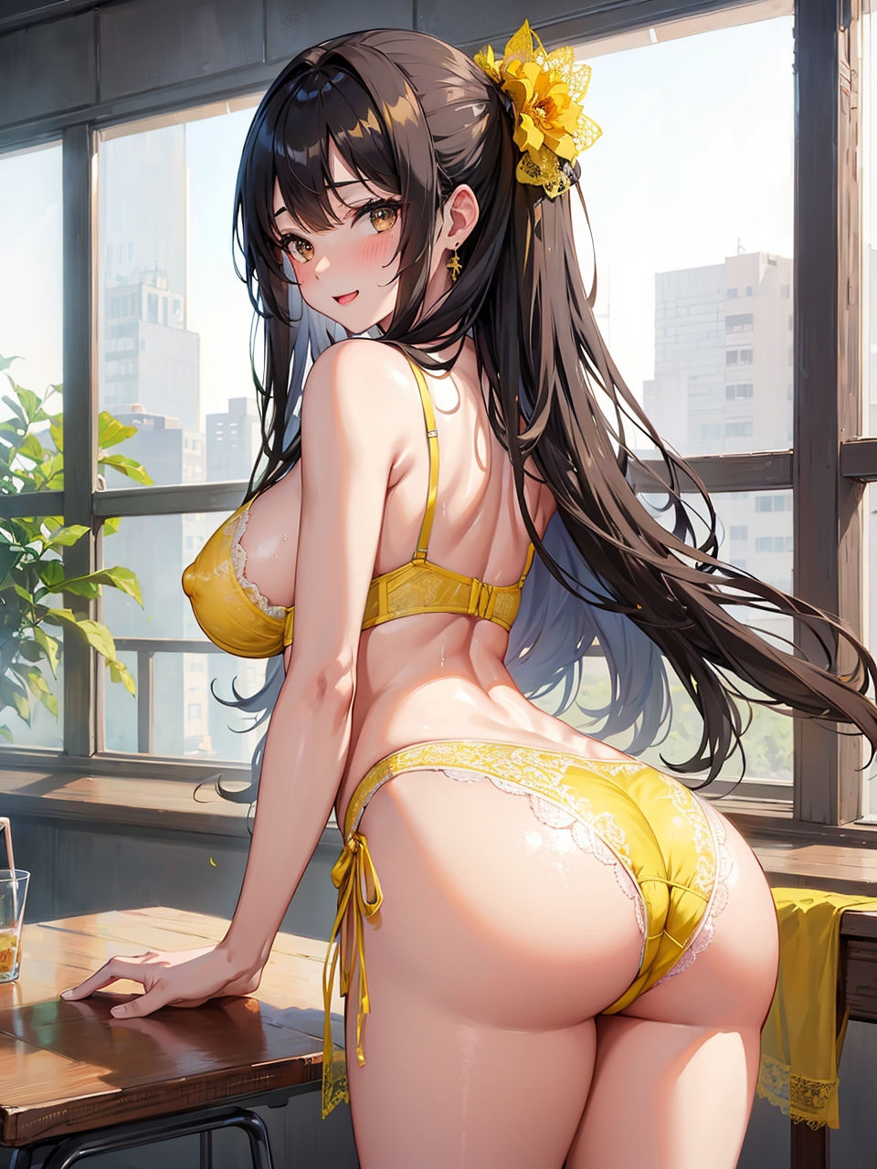 サンプル画像6:現役JKグラビアアイドルが、同級生男子相手に小遣い稼ぎをするCG集(妄想サチュレーション) [d_337217]