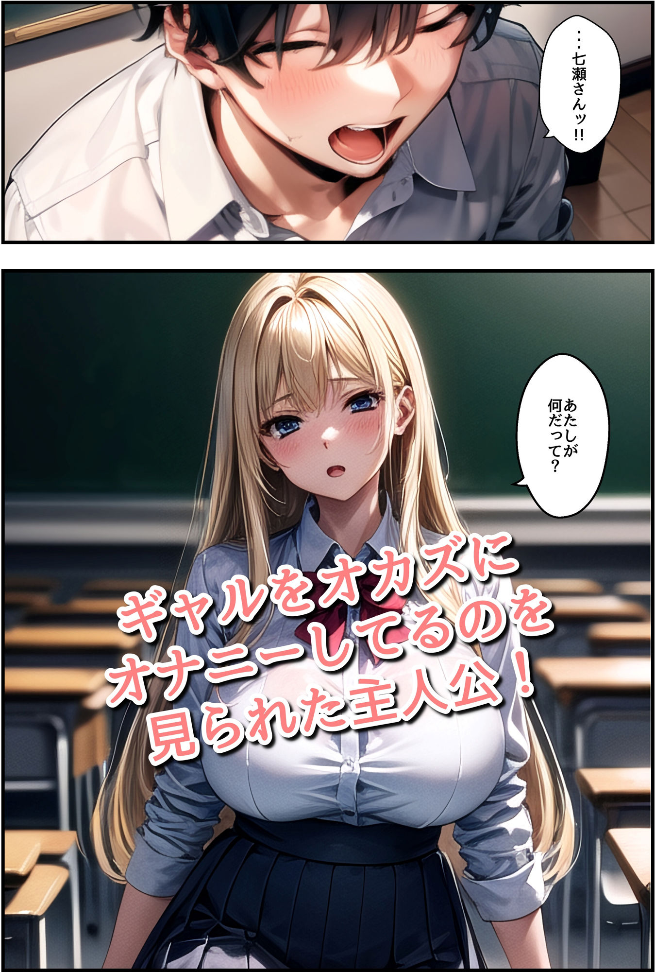 サンプル画像2:ギャルにオナニー見られてオモチャにされた(ヤマダファクトリー) [d_337399]