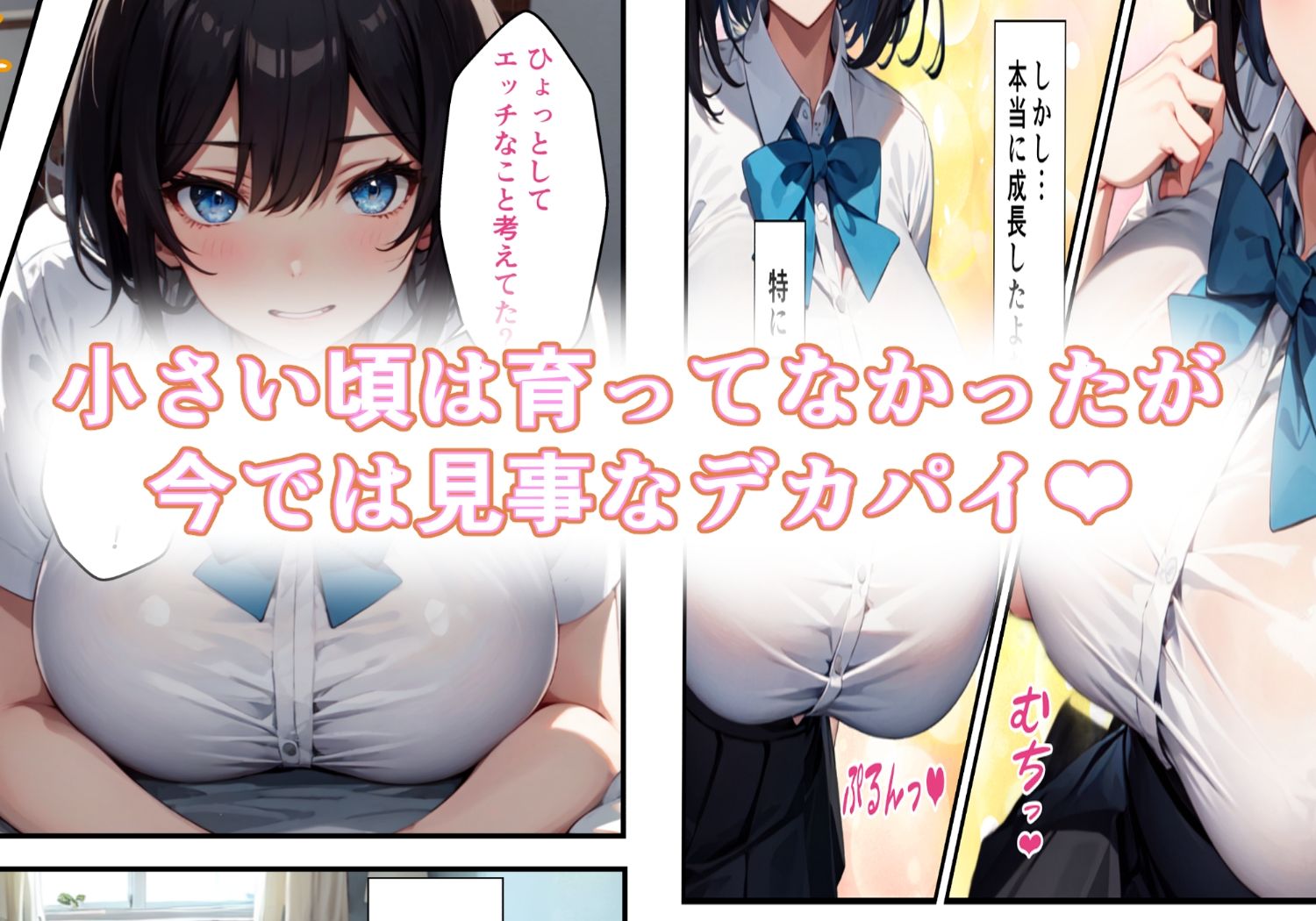 サンプル画像2:部屋に入り浸るデカ乳娘とHする話(るにサークル) [d_337501]