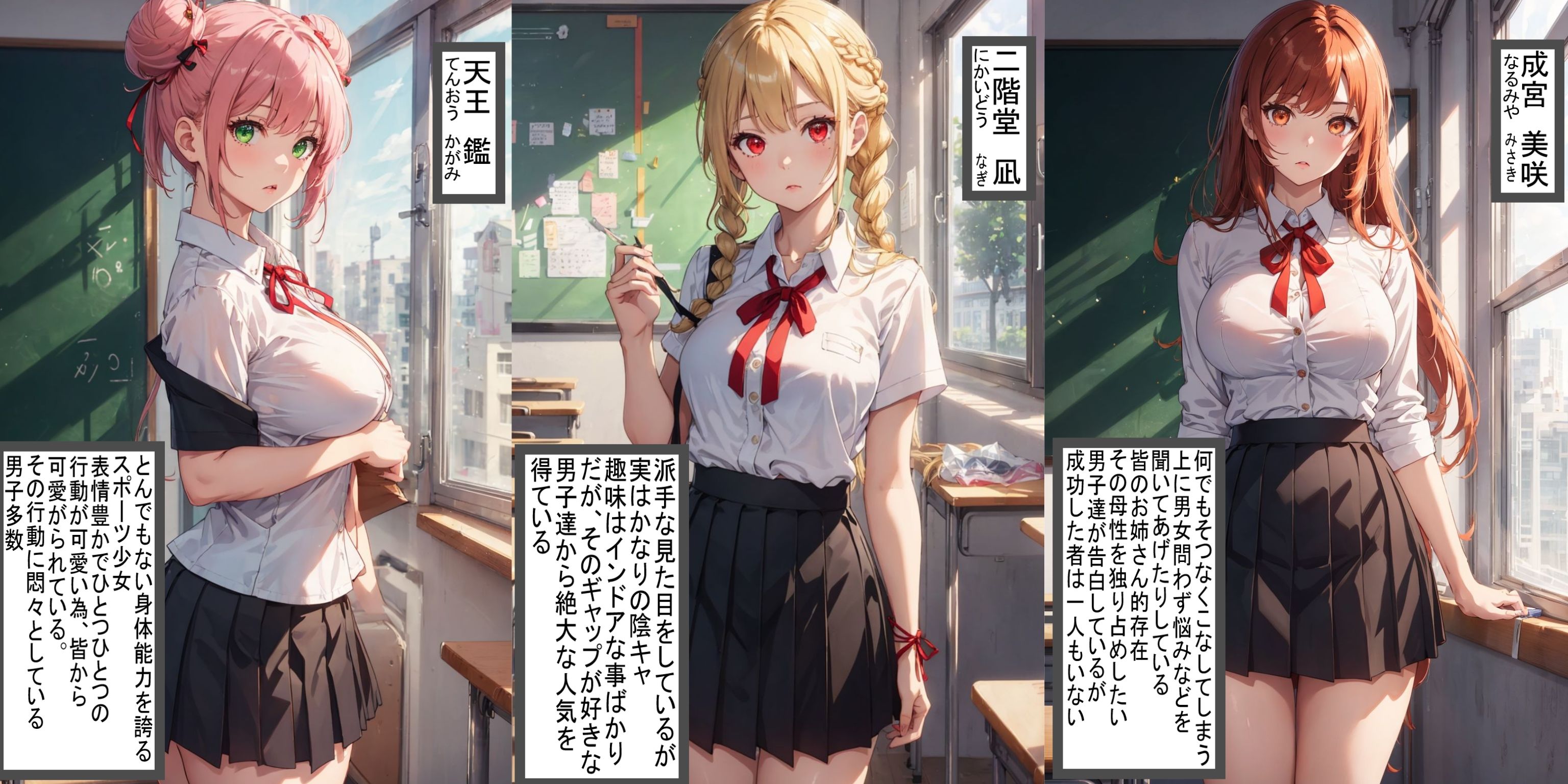 サンプル画像1:調教学園 3人の狙われた女子校生【凪・美咲・鑑】編(ゆゆの森) [d_340206]