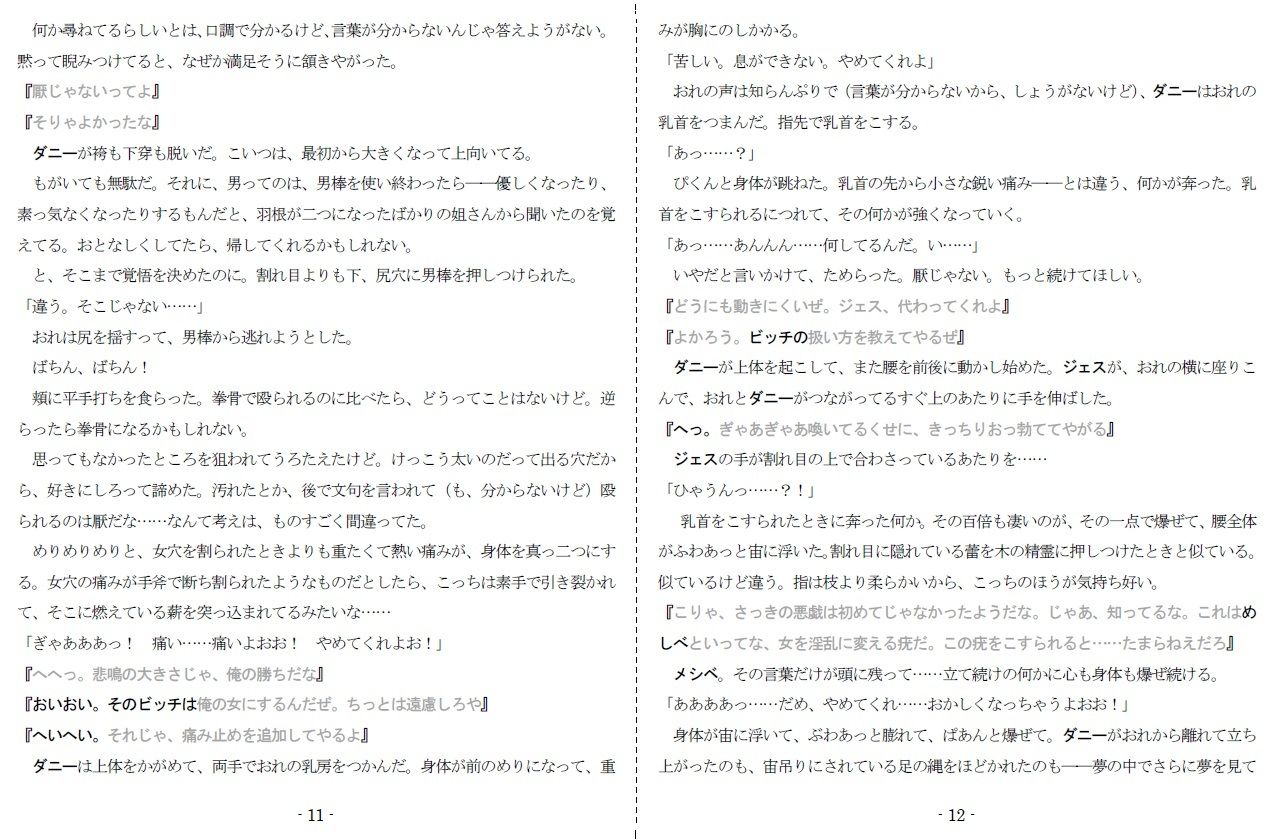 サンプル画像6:檻の中の野生児(SMX工房) [d_341089]