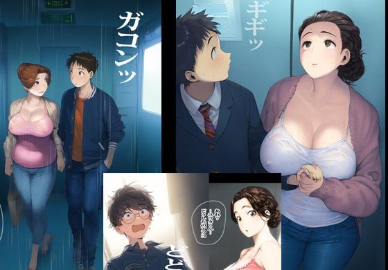 サンプル画像4:隣人の人妻とエレベーターで突然生ハメすることになりました(ピエトロ) [d_341115]