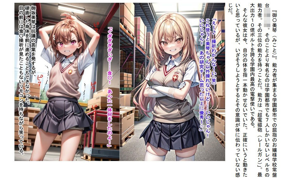 サンプル画像4:とある無様な超電磁砲（レールガン）(BZM研究所) [d_341817]