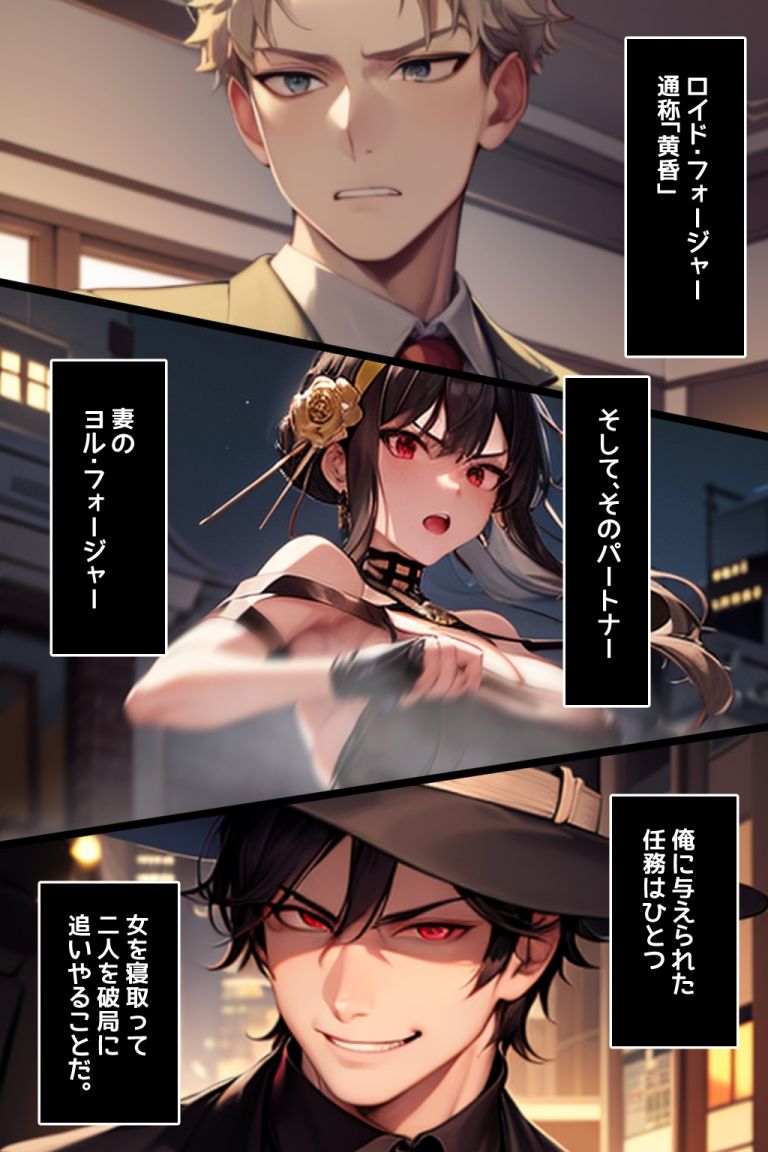 サンプル画像1:スパイ夫婦サイミン支配 フォージャー夫婦・敗北の末路(あかめ・てい) [d_342007]