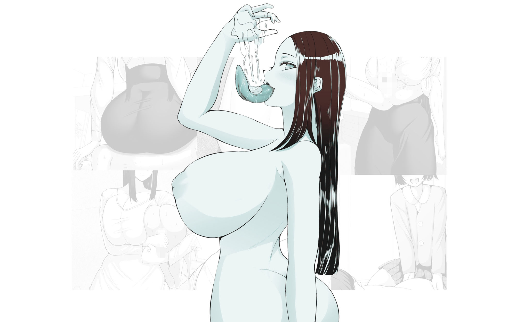 サンプル画像1:後日談 サキュバス夫婦生活(女尊男卑) [d_342599]