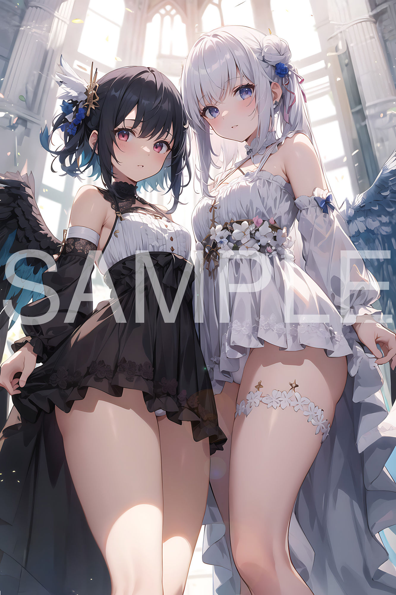 サンプル画像1:天使×美少女(aiもちち) [d_342623]