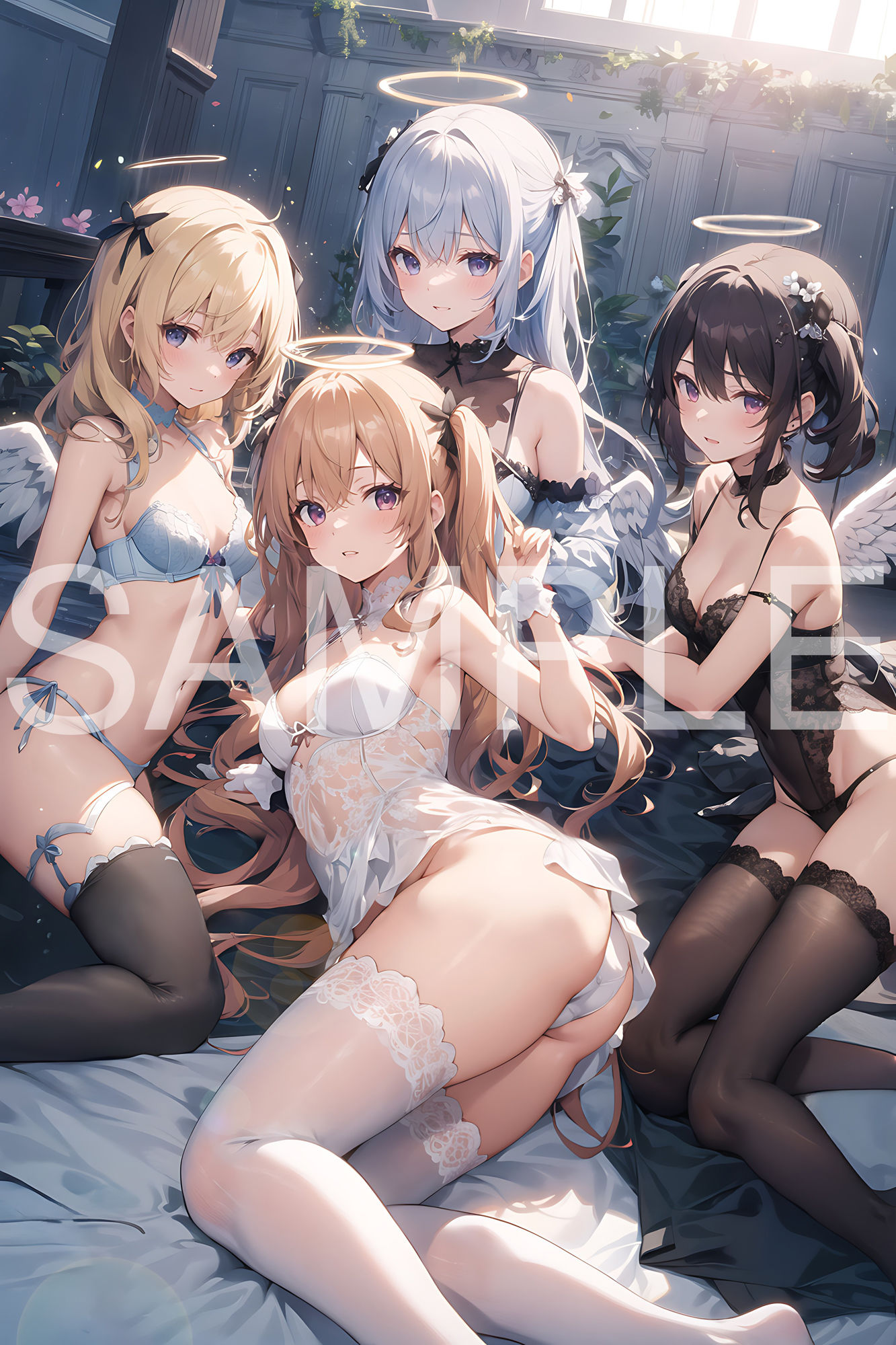 サンプル画像3:天使×美少女(aiもちち) [d_342623]