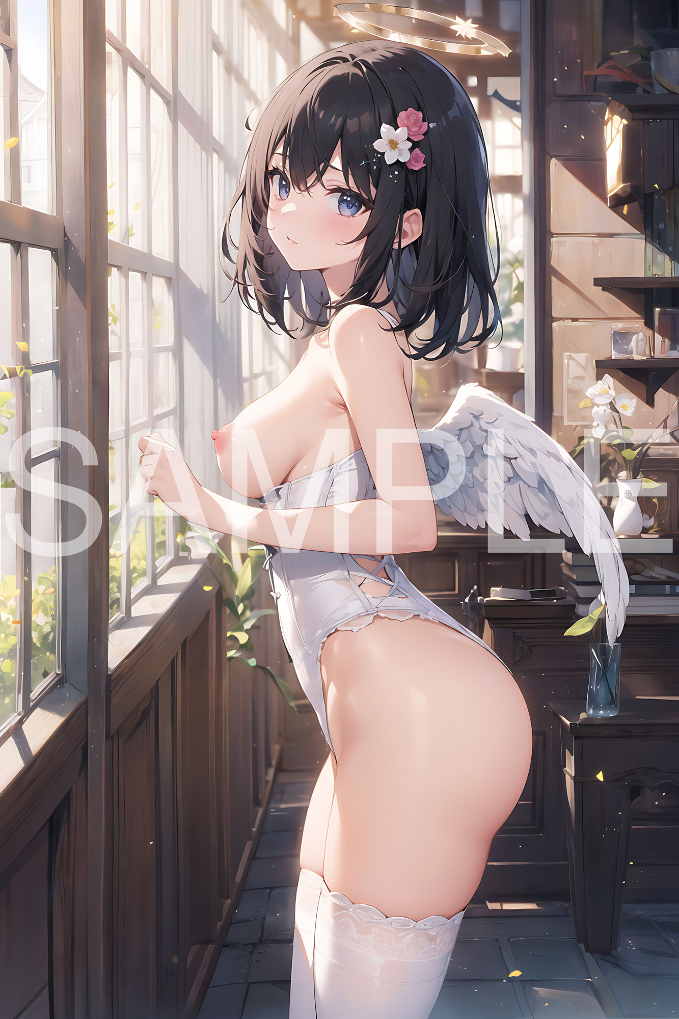 サンプル画像5:天使×美少女(aiもちち) [d_342623]