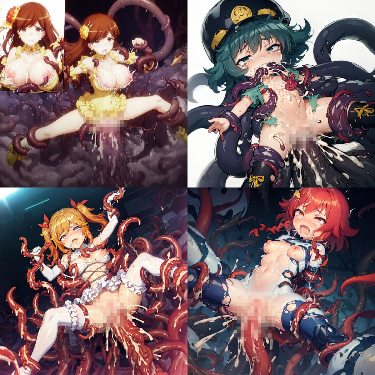 サンプル画像5:アニメキャラ触手はぁはぁCG集 2021夏秋編(AIUEOEKAKI) [d_342719]