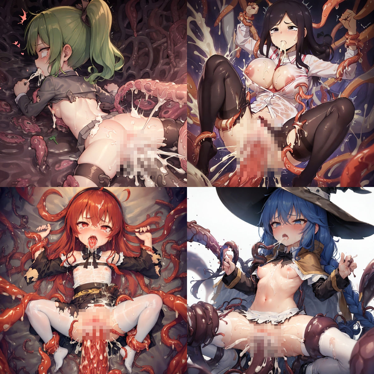 アニメキャラ触手はぁはぁCG集 2021夏秋編