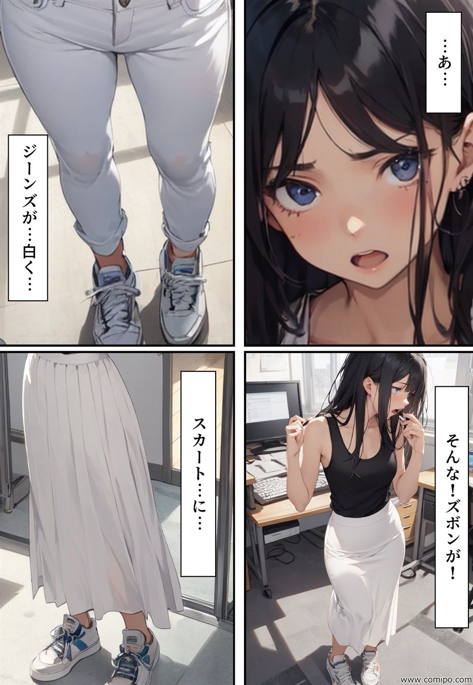 サンプル画像5:あこがれの先生 強●女体化＆女装の日々(真城のソフトハウス) [d_343139]