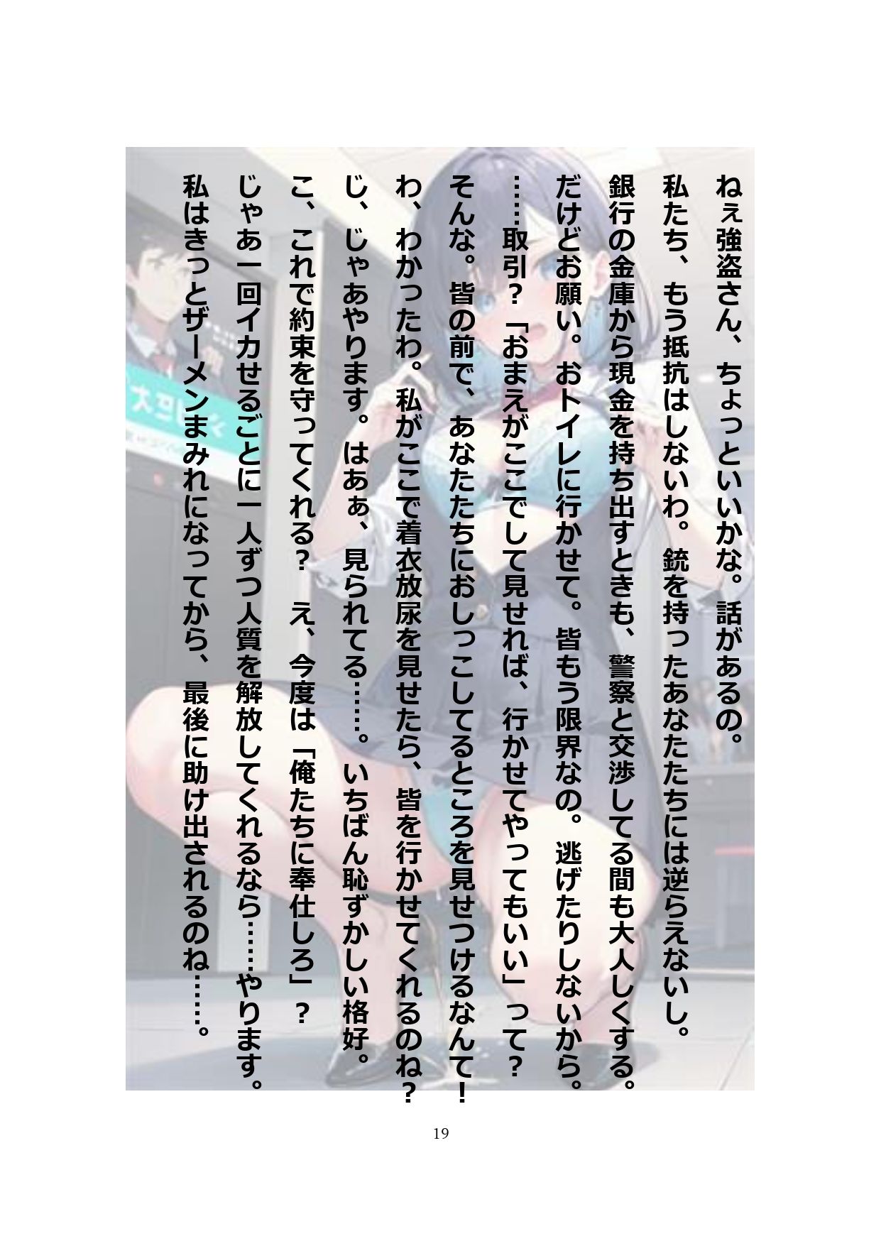 サンプル画像6:イラスト＋ショートストーリーの世界 その4 「助かるために身を捧げる彼女たち」(SEI’s factory) [d_343167]