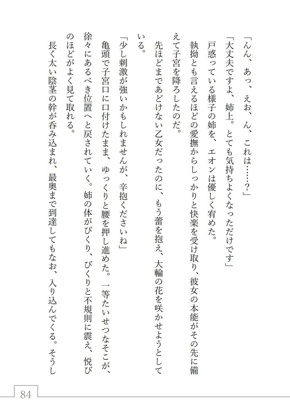 戦争の英雄である弟に嫁ぐことになった姉の話。（タイトル:消ゆる氷の残りなく）