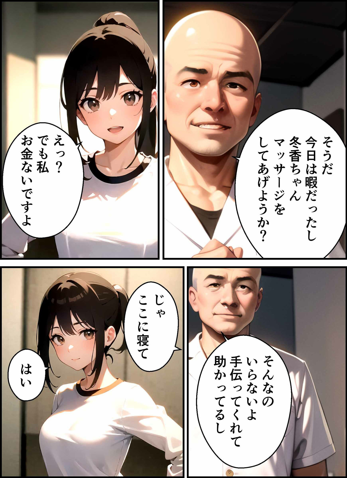 サンプル画像1:職業体験で気持ち悪いおじさんとセックスした(陽聖館) [d_346514]