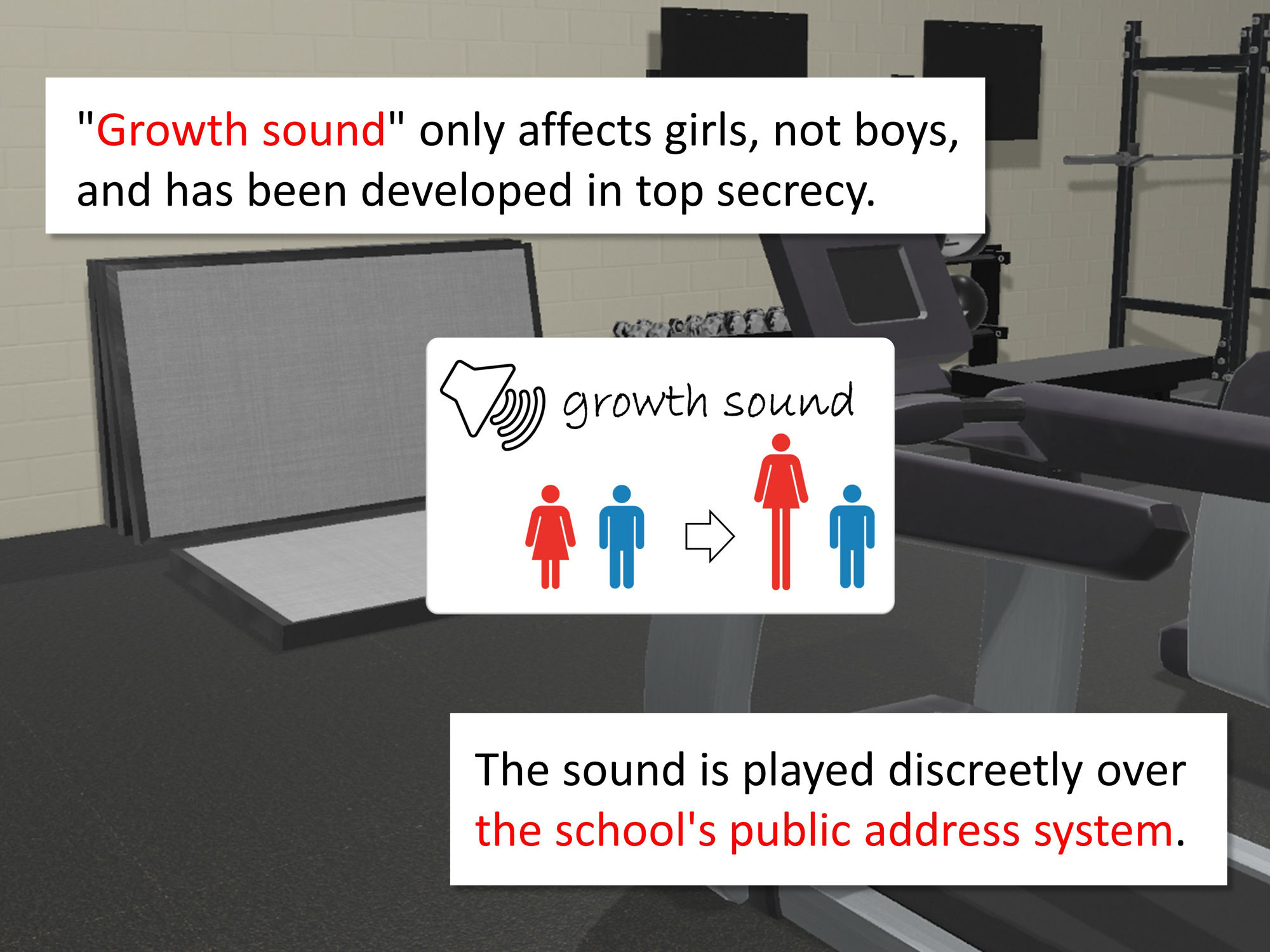 サンプル画像1:Outgrowing only girls， Overtake boys， Growth sound dumbbells Arc(女子成長クラブ) [d_346693]